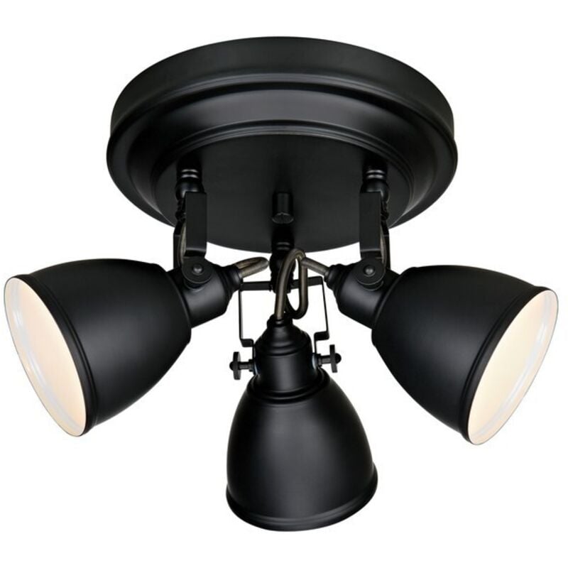 Markslojd - fjlbacka - Lámpara de techo tipo racimo de 3 luces Negro, E14
