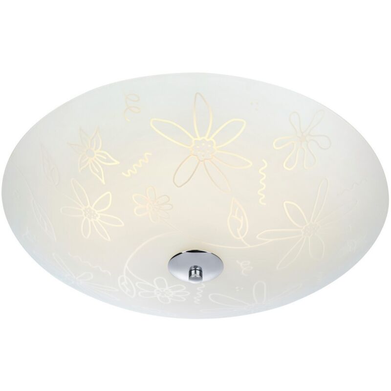 Markslojd - fleur - Lámpara de techo empotrada extragrande de 1 luz Blanca