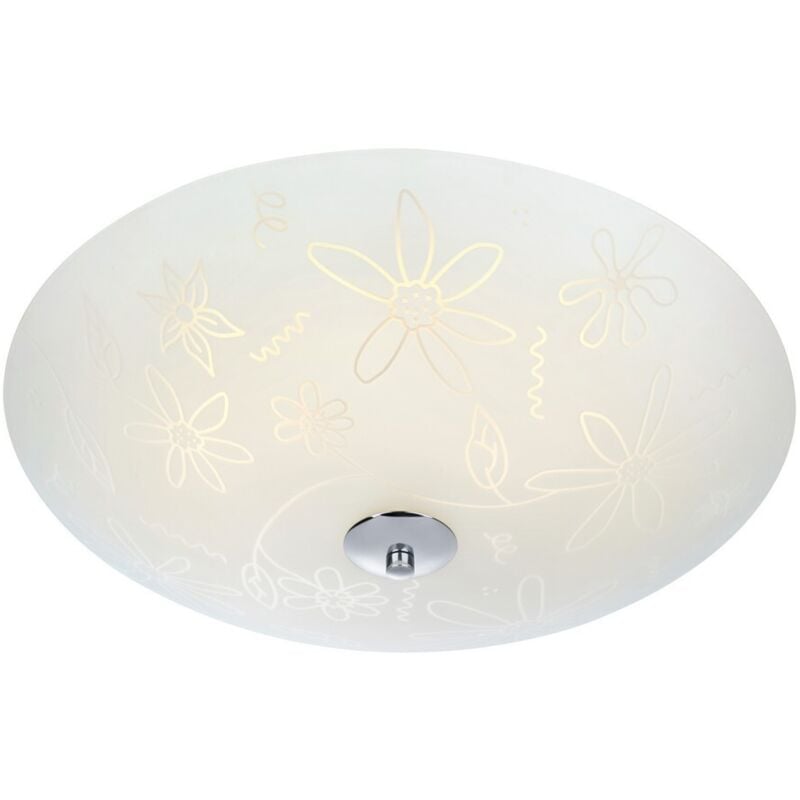 Fleur - Plafoniera a filo con 1 luce extra large Bianca - Markslojd