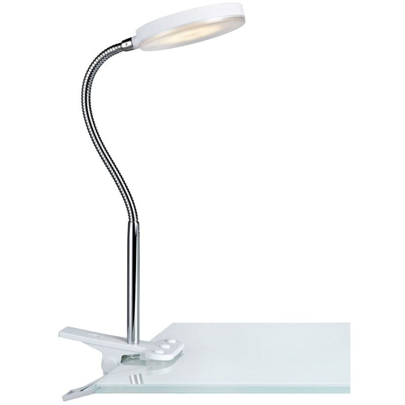 Flex - Lampada da tavolo a morsetto per interni a led bianca - Markslojd