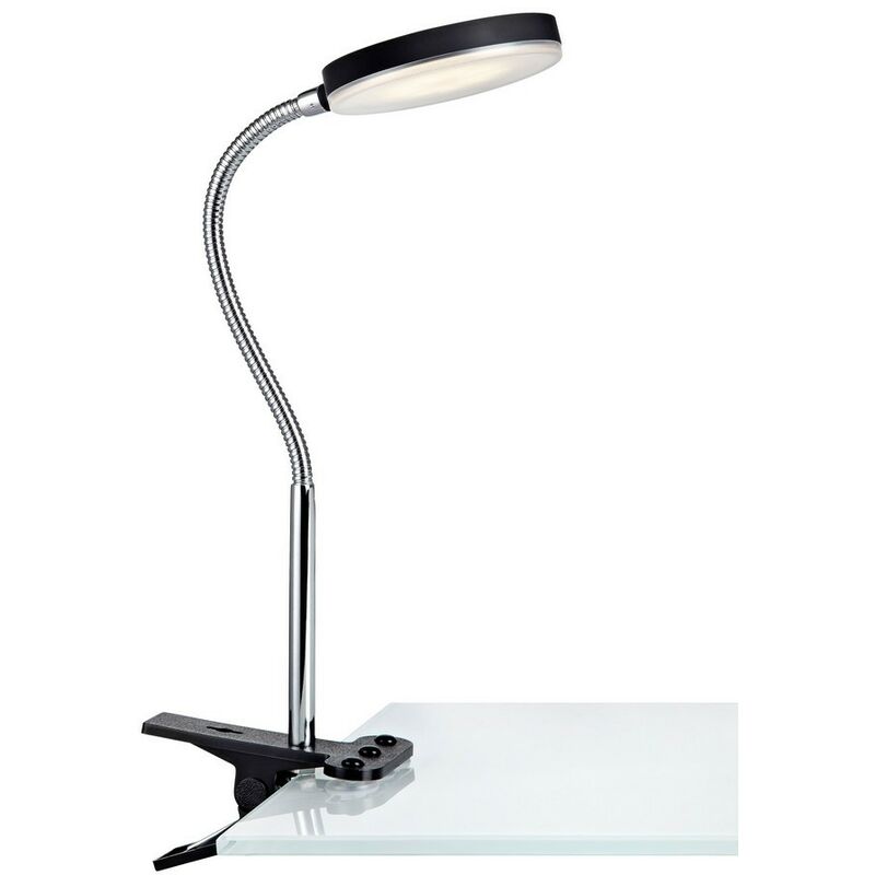 Image of Markslojd - flex - Lampada da tavolo a morsetto per interni a led nera