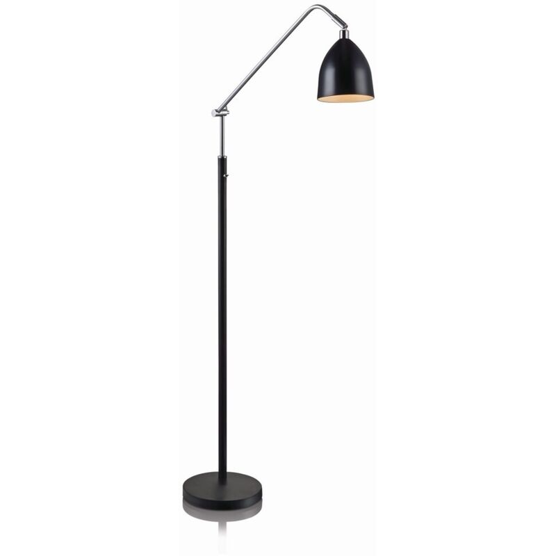 Fredrikshamn - Lampada da terra per interni a 1 luce nera, E27 - Markslojd