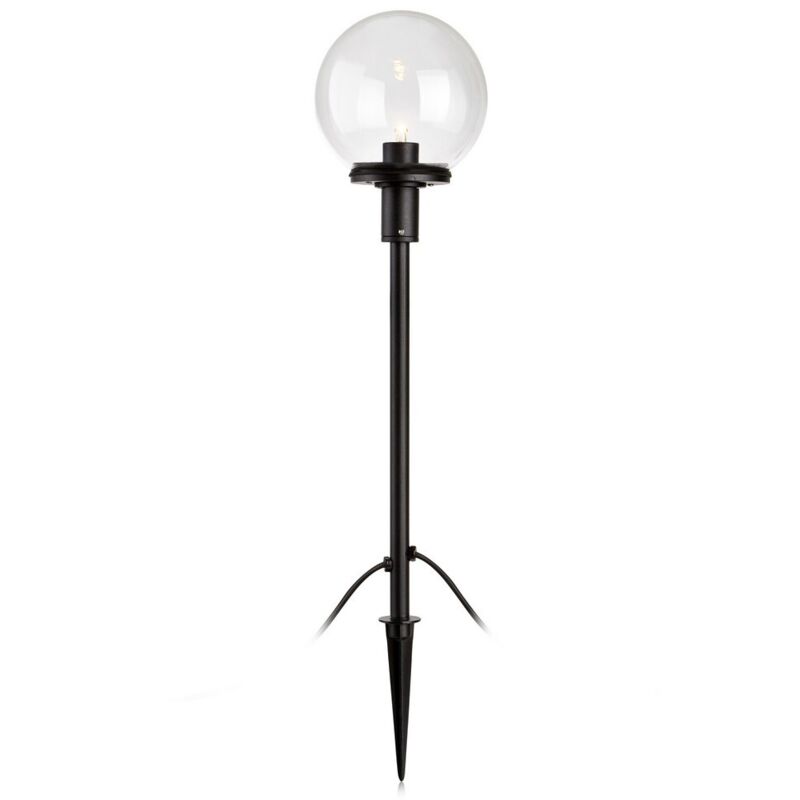 GARDEN24 - Luz de globo con pinchos de jardín para exteriores led negra IP44 - Markslojd