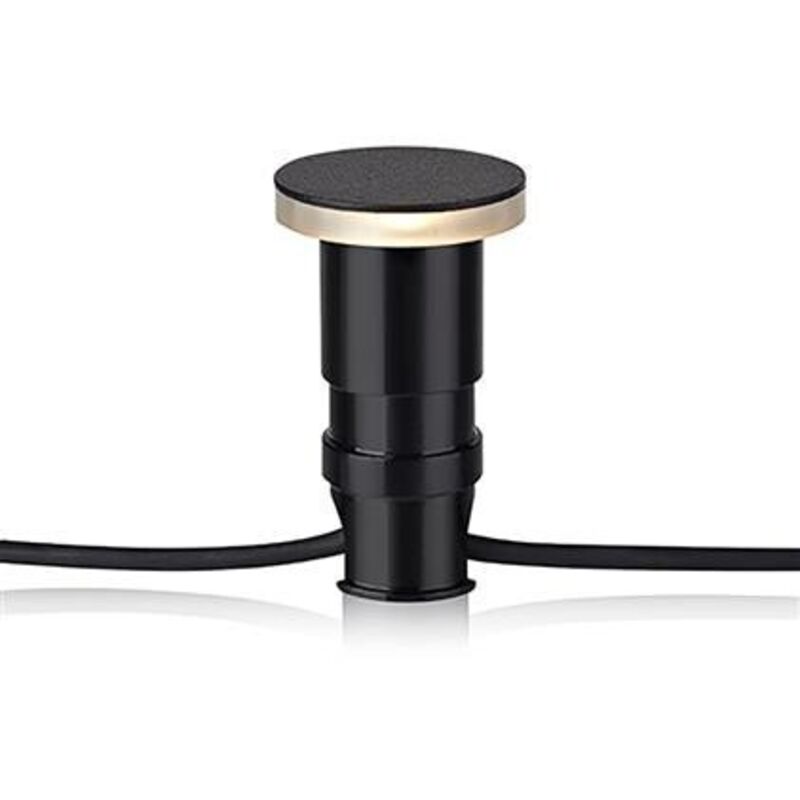 Markslojd - GARDEN24 - Plafonnier encastré de jardin extérieur à 1 lumière led noir IP44