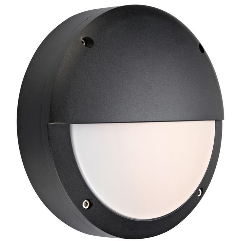 Markslojd - hero - Lámpara de pared led para exterior con mamparo negro IP44