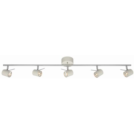Markslojd HYSSNA - Barre Spolight pour plafond d'intérieur à 5 ampoules, blanc, GU10
