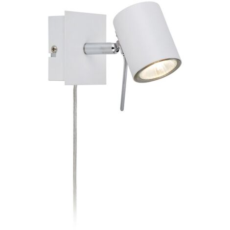 Markslojd HYSSNA - Lampe de lecture murale d'intérieur à 1 lumière, blanc, GU10