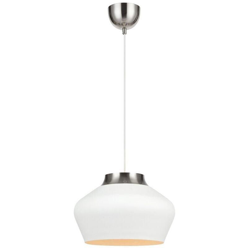 Kom - Lampada a sospensione a soffitto a cupola a 1 luce bianca, E27 - Markslojd