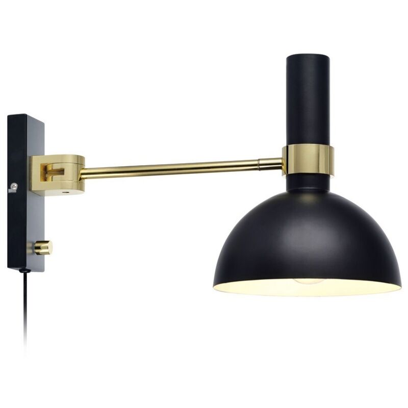Larry - Applique per interni 1 luce nera, E27 - Markslojd