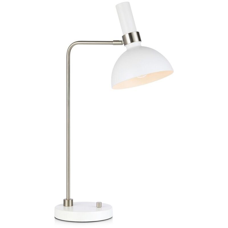 Markslojd - larry - Lampada da Tavolo da Interno 1 Luce Acciaio, E27