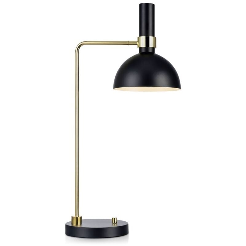 Larry - Lampada da tavolo per interni a 1 luce Nera, E27 - Markslojd