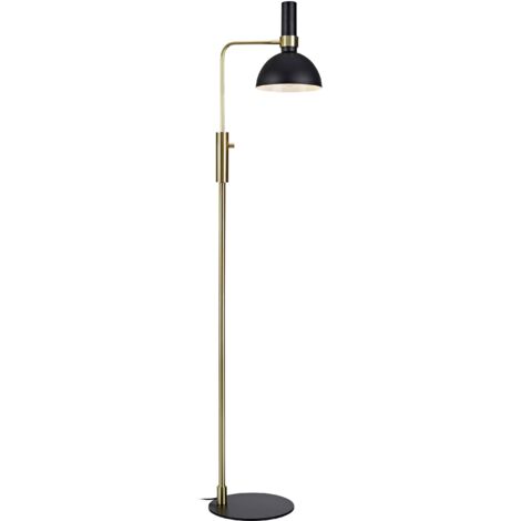 Markslojd LARRY - Lampadaire d'intérieur à 1 lumière, noir, E27