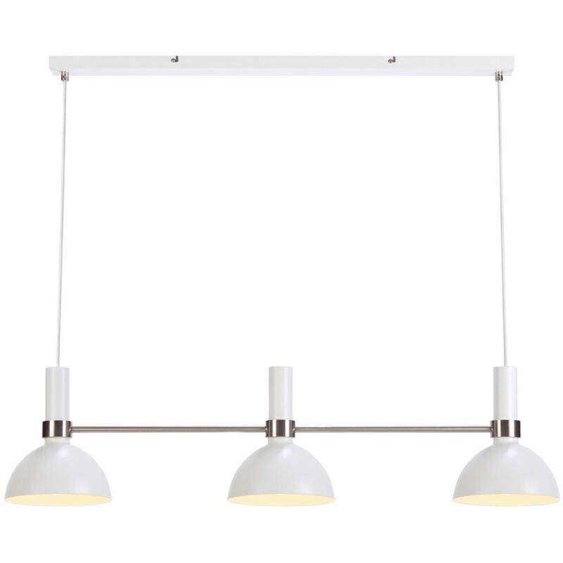 Larry - Lámpara colgante de techo con 3 barras de luz Acero, E27 - Markslojd