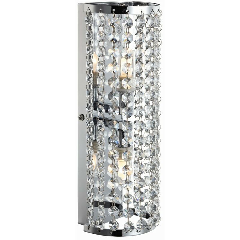 

Markslojd LYSEKIL - Aplique de baño 2 luces Cromo IP44, G9