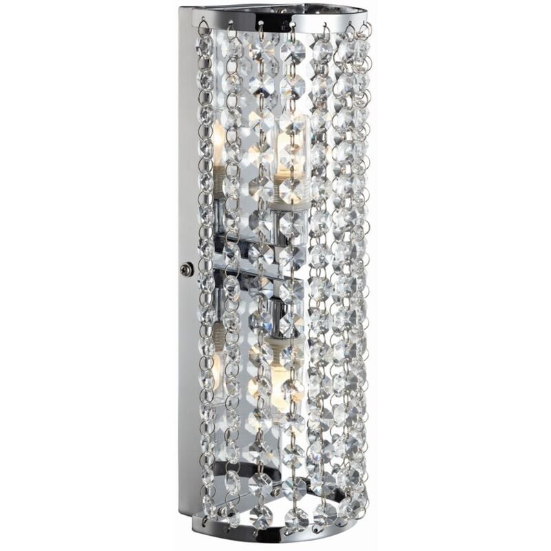 Markslojd LYSEKIL - Aplique de baño 2 luces Cromo IP44, G9