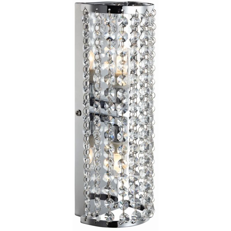 Markslojd LYSEKIL - Applique per bagno a 2 luci Cromo IP44, G9