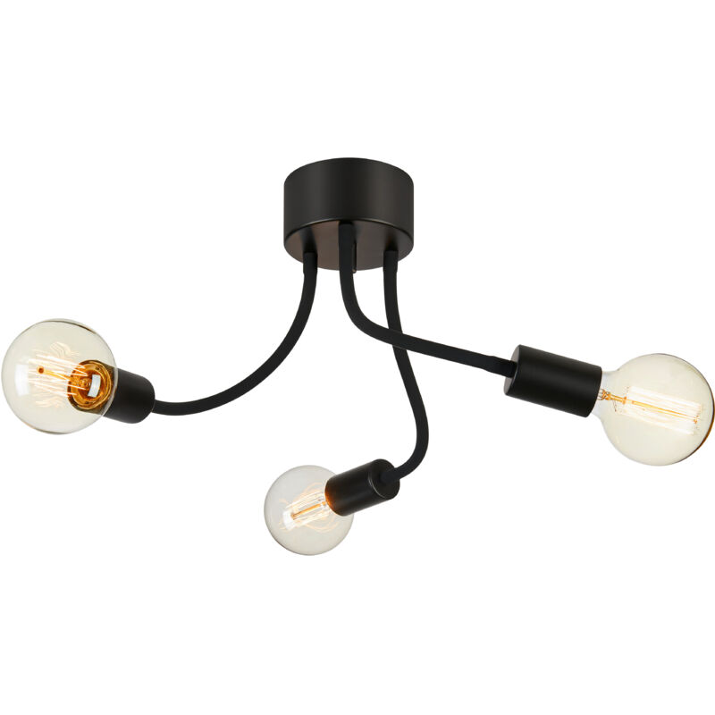 Markslojd MEDUSA Halbbündige Deckenleuchte mit mehreren Armen, 3 Lichtschwarz