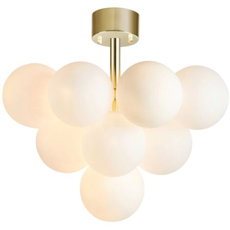 Markslojd MERLOT Applique 13 Globe Light Laiton, Blanc