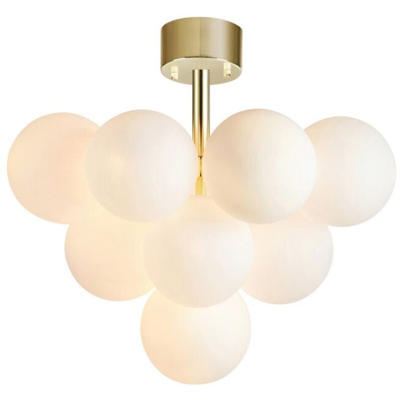 Merlot Lampada da parete 13 Globe Light Ottone, Bianco - Markslojd