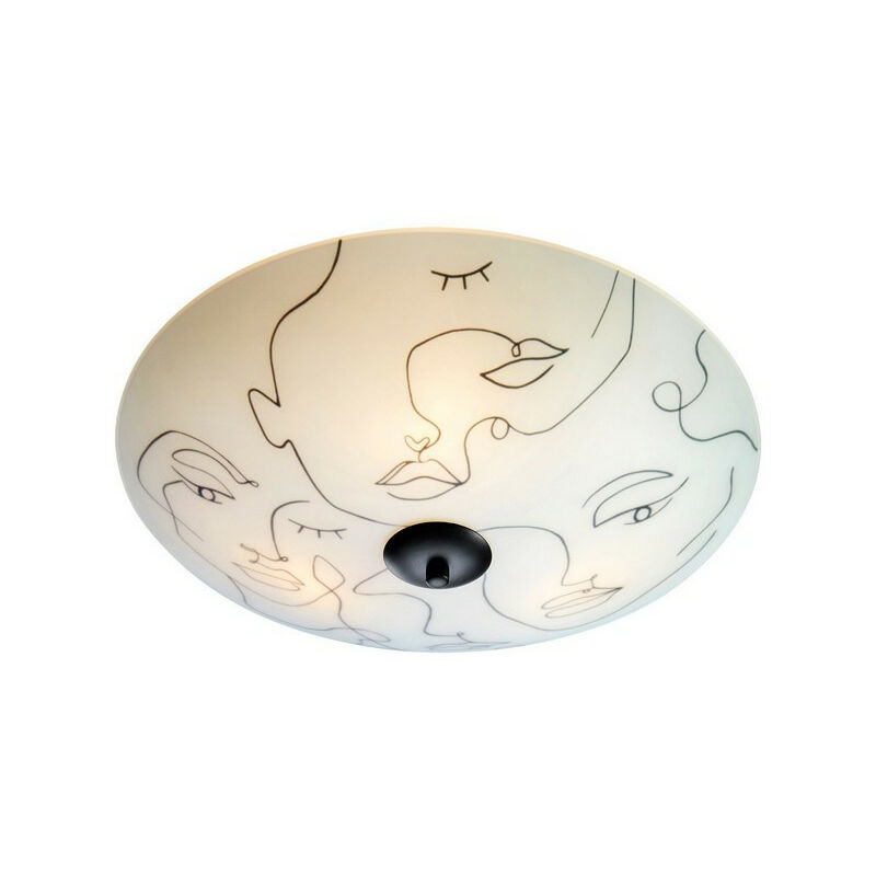 Messy family Lampada da parete in vetro a filo 43