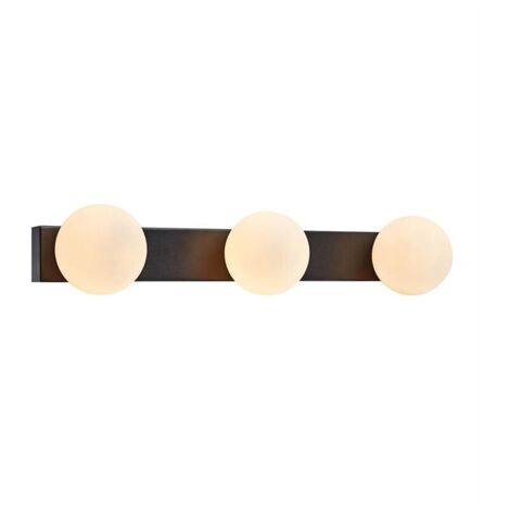 Markslojd MINI - Applique de salle de bain à 3 ampoules noir IP44, G9
