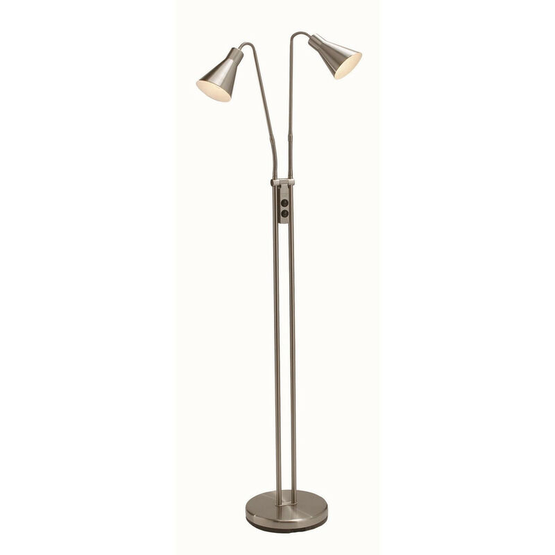 Odense Lampada da terra multibraccio 2 luci in