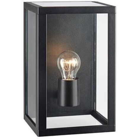 Markslojd PELHAM - Lanterne murale extérieure à 1 ampoule noire IP44, E27