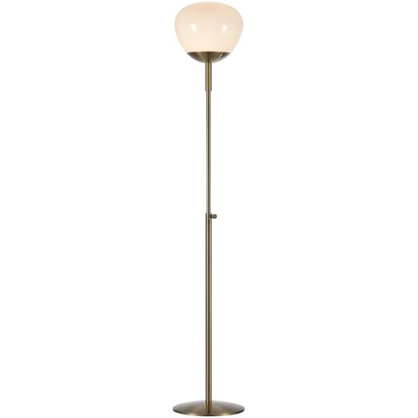 Markslojd RISE Globe Lampadaire 1 Lumière Antique, Blanc