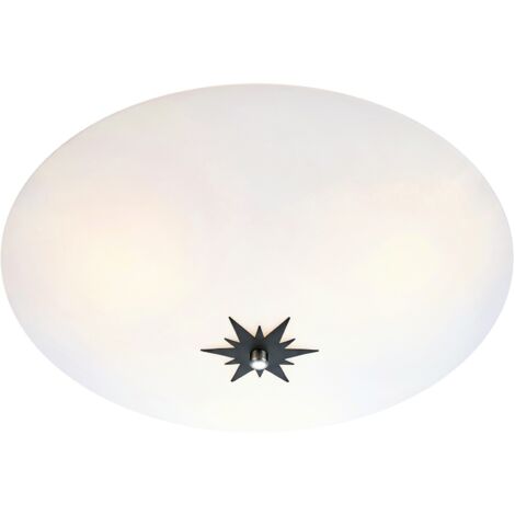 Markslojd ROSE Applique murale en verre 43 cm blanc, noir
