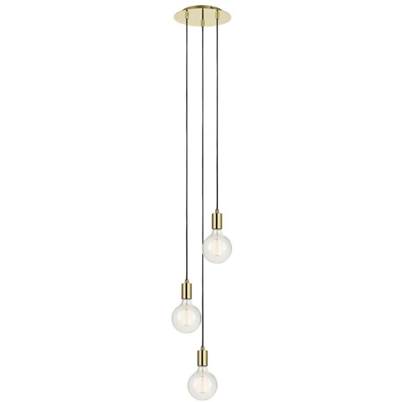 Markslojd - sky - Lámpara de techo colgante de 3 luces, latón, E27