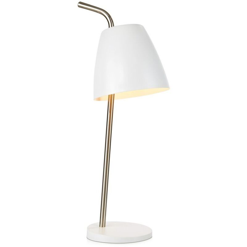 Spin - Lampada da Tavolo da Interno 1 Luce Acciaio, E27 - Markslojd