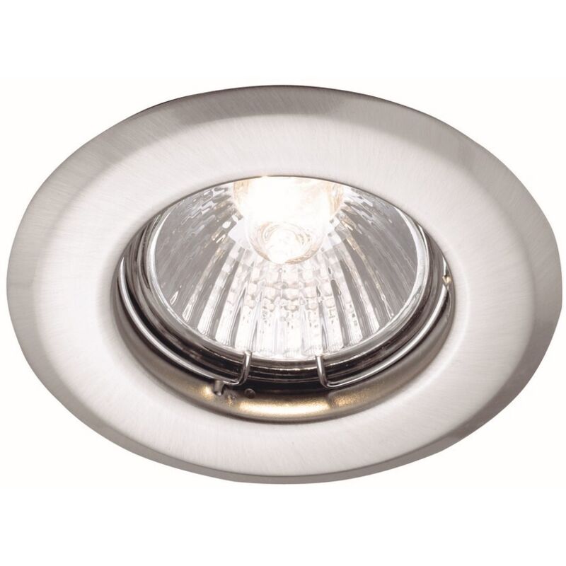 Spotlight 230V IP44 - Faretto da incasso per bagno 1 luce acciaio IP44, GU10 - Markslojd