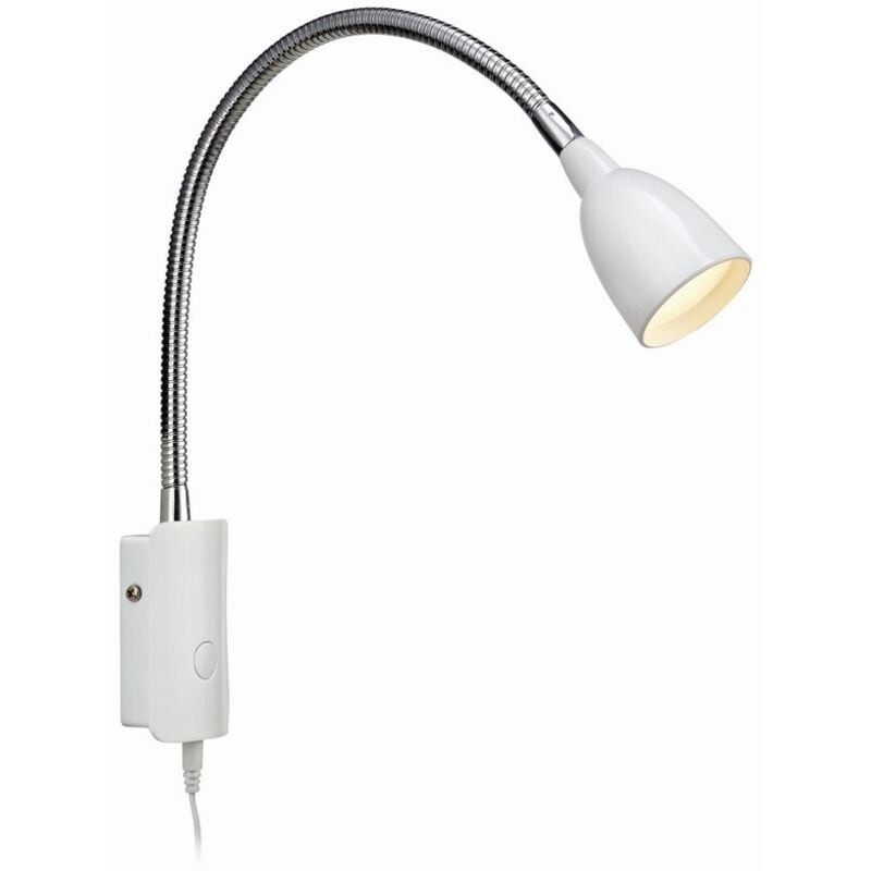 Tulip - Lampada da lettura da parete a led per interni cromata - Markslojd