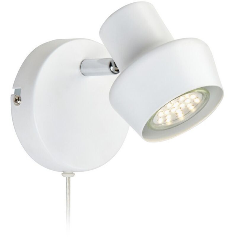 Markslojd URN - Applique singola per interni a 1 luce bianca, GU10