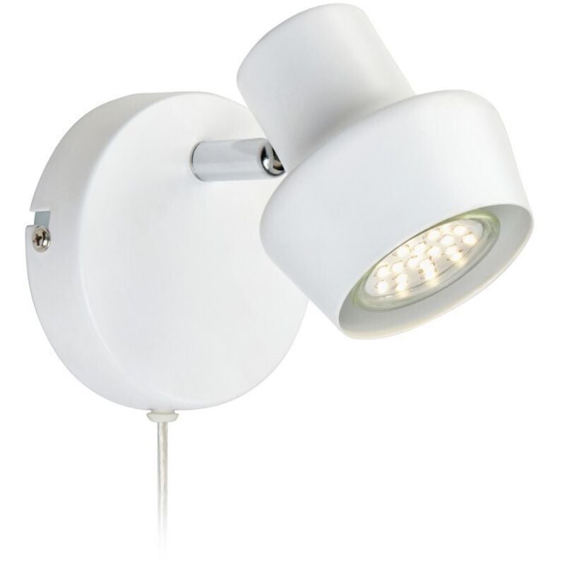 Markslojd URN - Lámpara de pared simple interior 1 luz Blanca, GU10