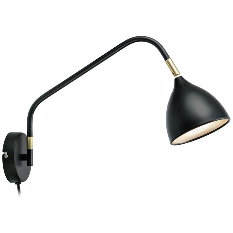 Valencia - Lámpara de lectura de pared interior 1 luz Negra, GU10 - Markslojd