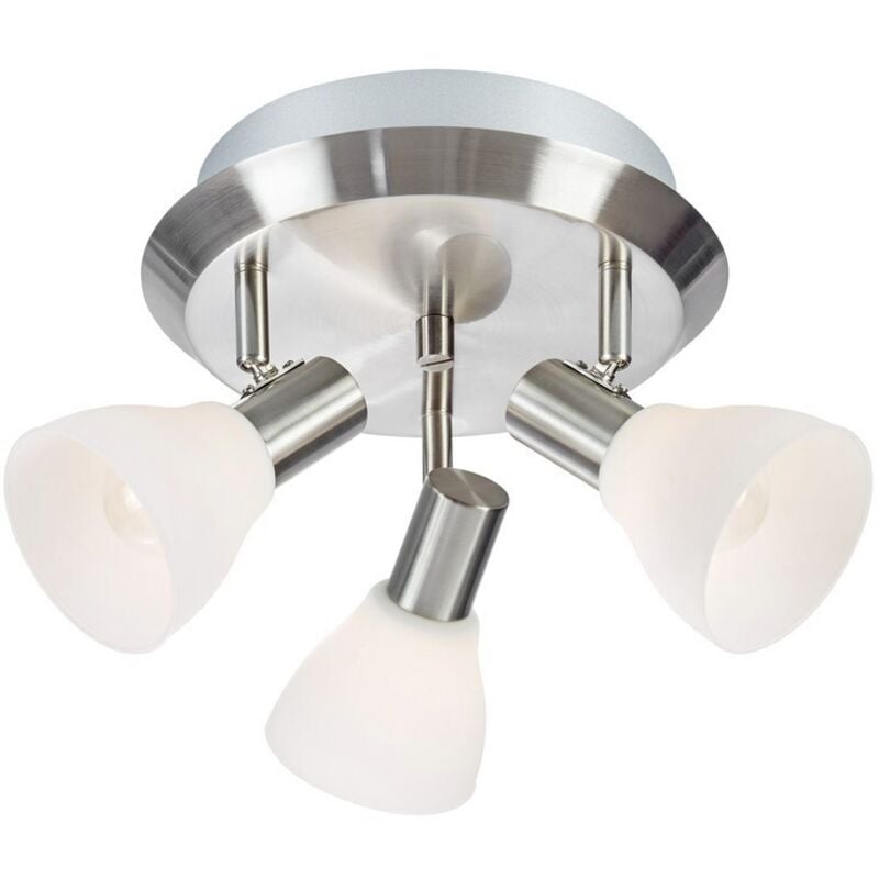 Vero - Faretto 3 Luci da Soffitto a Grappolo Lampada Acciaio, attacco E14 - Markslojd