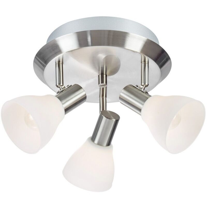 Markslojd - vero - Lámpara Cluster de 3 focos de techo en acero, E14