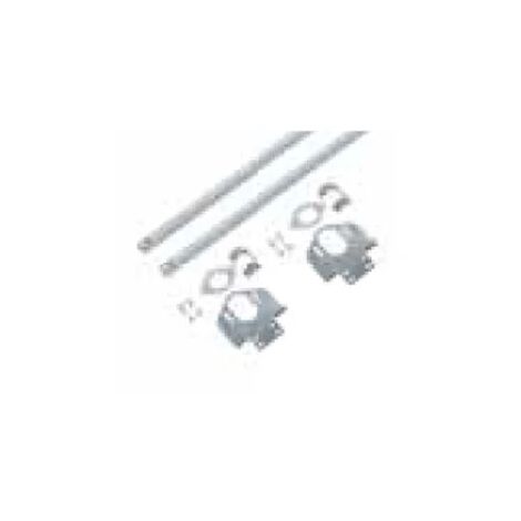 MARK.T22 Paar Vierkantrohre 20X20 Dicke 25/10 L 220 mm