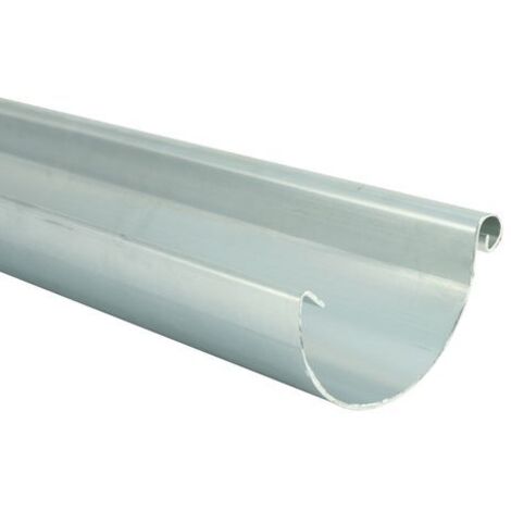 Marley Dachrinne NW 150 mm, 2 m, halbrund, titan-zink Halbrunde Dachrinnen verzinkt