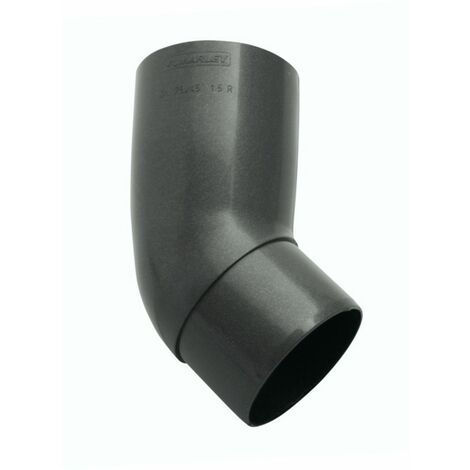 Marley Rohrbogen DN 75, 45°, anthrazit metallic