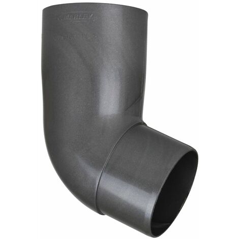 Marley Rohrbogen DN 75, 67°, anthrazit metallic