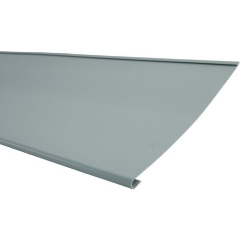 Marley Traufstreifen für geneigtes Dach 200 x 25 cm grau Dachabschlüsse