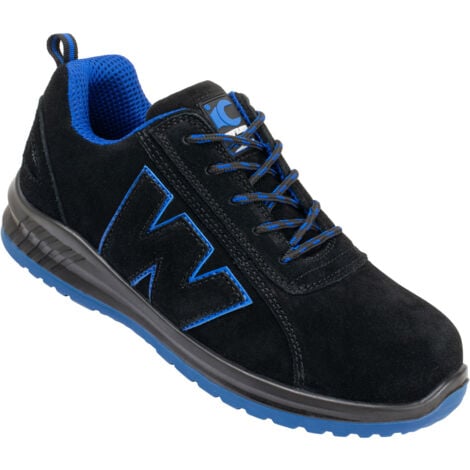 FP MARLOW Halbschuhe CRAFTLAND® Schwarz/Blau EN ISO 20345 S1P, 31181 Gr.45