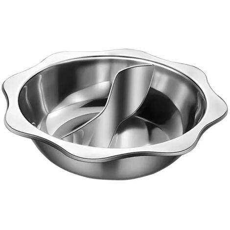 Marmite à Double Fond avec Base Épaisse pour Cuisson Induction, Compatible Restaurant et Maison, Capacité Générale en Acier Inoxydable de 300g