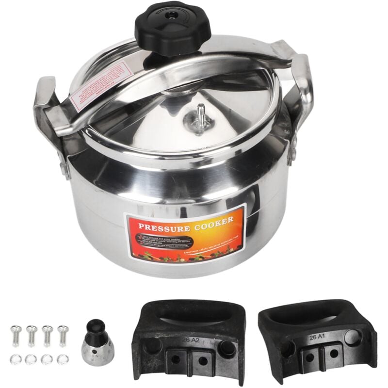 Eosnow - Marmite à pression en aluminium, fond composé antidéflagrant, autocuiseur de grande capacité pour cuisinières électriques à gaz à dessus