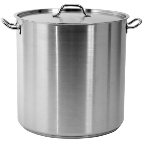 Marmite professionnelle HIGH 45x45cm 71,6 litres avec couvercle