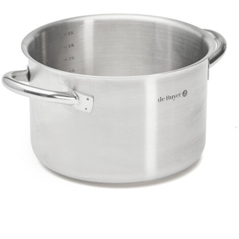 Marmite sans couvercle 20cm inox - De Buyer - 3506.20