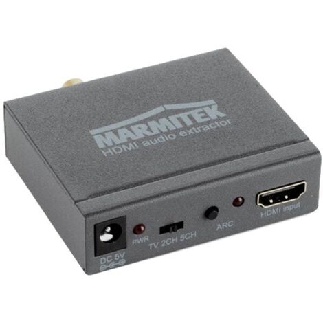 Marmitek HDMI Konverter 4K Audio Extractor Connect AE14 Video Umschalter/Splitter
