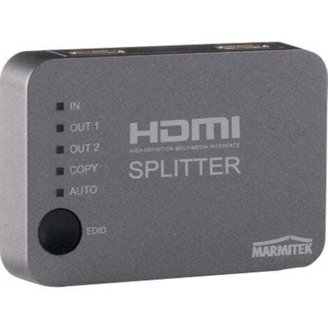 Répartiteur HDMI 1 en 4 de sortie HDMI Splitter audio 4K Duplicateur HDMI  HDCP / UHD / 1080P @ 30 Hz 3D 4K @ 30 Hz pour / Compatible avec Xbox / PS4  /
